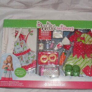 NWT American Girl Wellie Wishers Make it Merry set